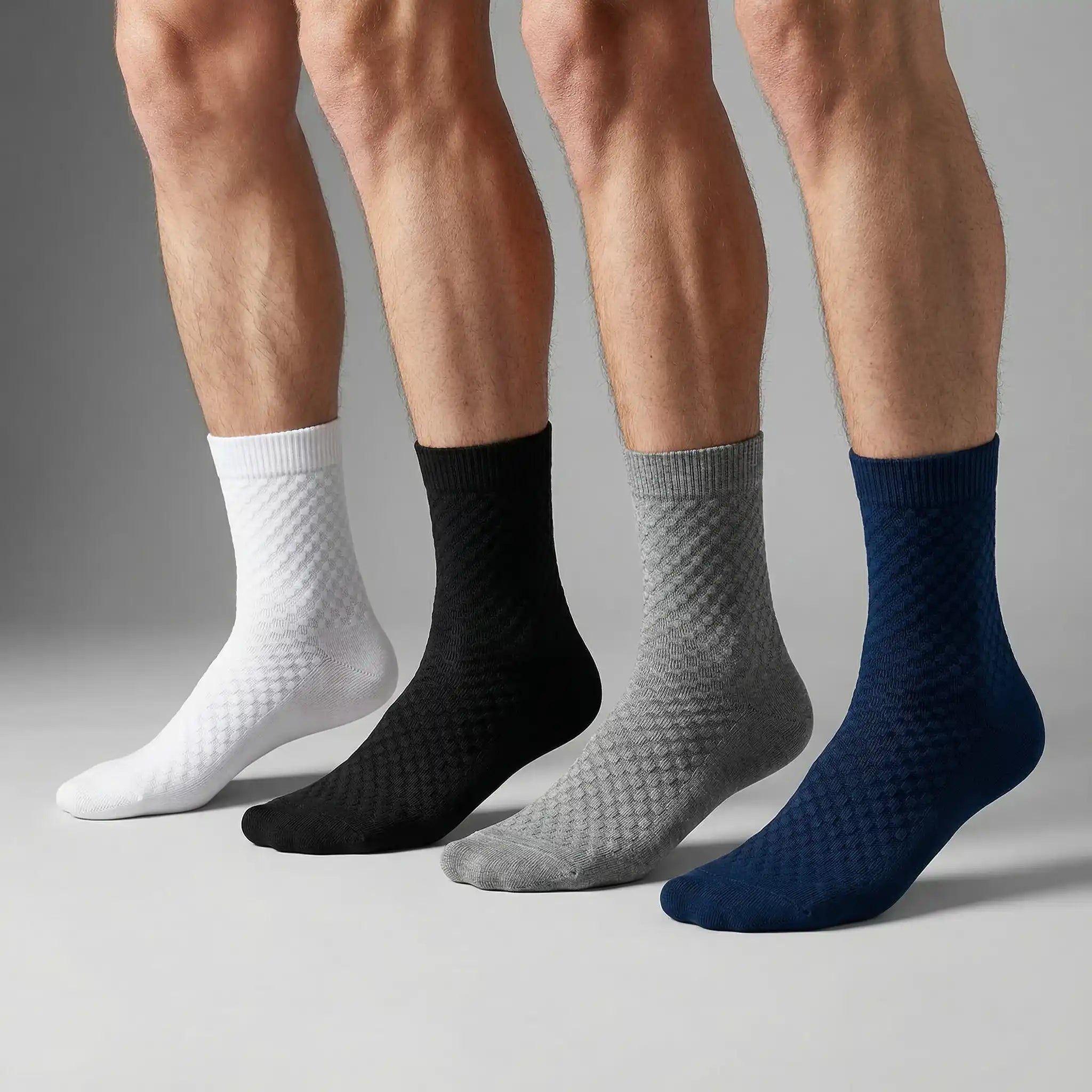 PREMIUM BAMBOO FIBRE MID-CALF SOCKS