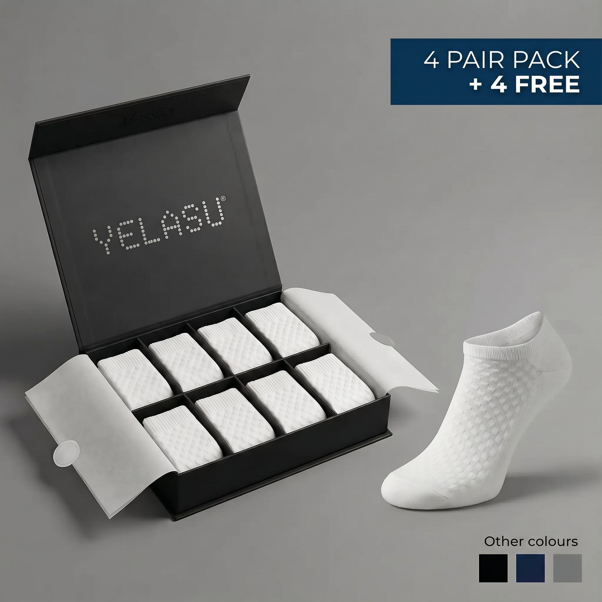 PREMIUM BAMBOO FIBRE ANKLE SOCKS